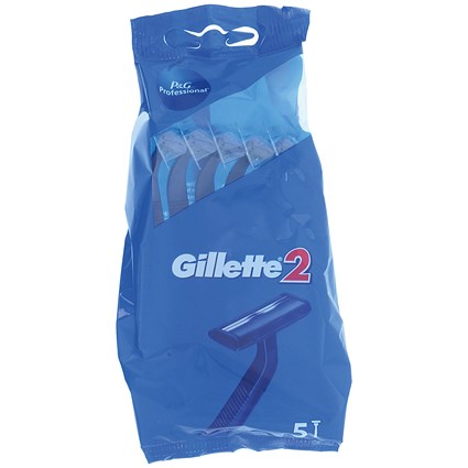 Gillette 2 Disposable Razors, Pack of 120