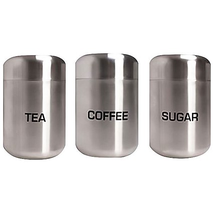 Kitchen Canisters Stainless Steel (Pack of 3)