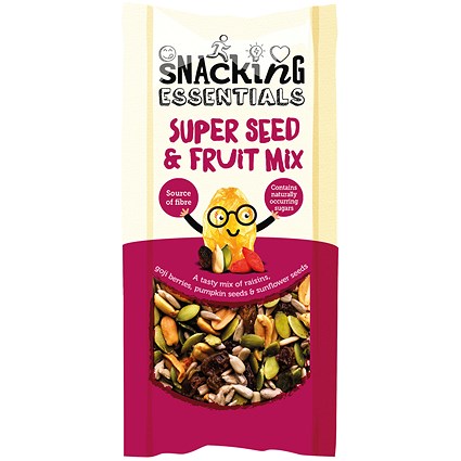 Snacking Essentials Super Seed and Fruit Mix 40g (Pack of 16)