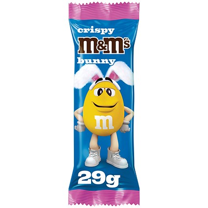 M&M's Crispy Bunny Milk Chocolate, 29g, Pack of 32