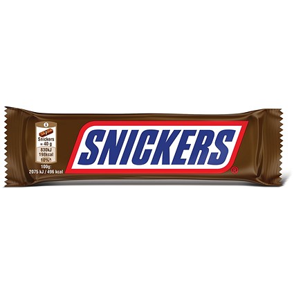Snickers Chocolate Snack Bar 40g (Pack of 48)