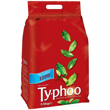 Typhoo One Cup Tea Bags, Pack of 1100