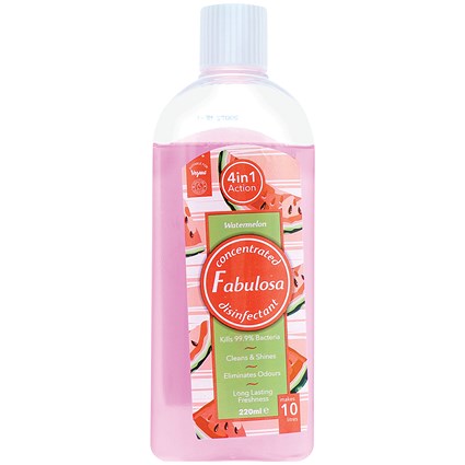 Fabulosa Disinfectant 220ml Watermelon (Pack of 6) HOFAB013