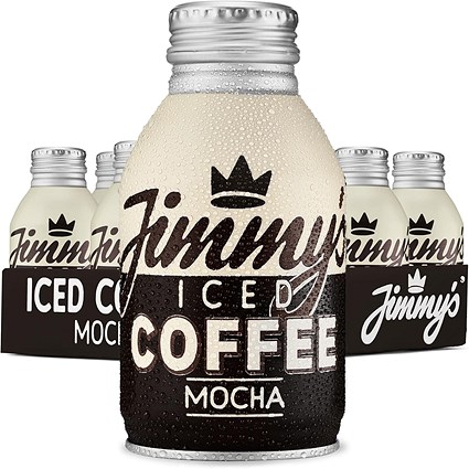 Jimmys Iced Coffee Mocha Bottle, 270ml, Pack of 12 Jimmys Iced Coffee Mocha Bottle, 270ml, Pack of 12