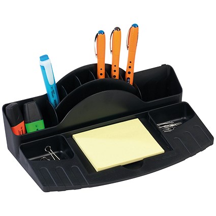 Avery Original Desk Tidy, 13 Compartments, Black