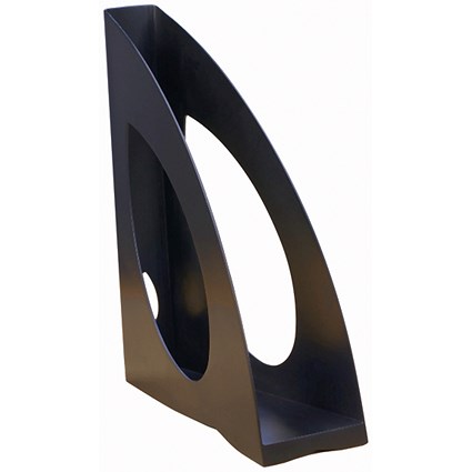 Avery DTR Eco Recycled Plastic Magazine File, Black