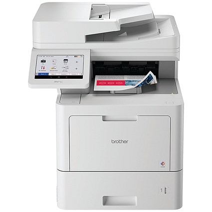 Brother MFC-L9635CDN A4 4-in-1 Wireless Colour Laser Printer, White Brother MFC-L9635CDN A4 4-in-1 Wireless Colour Laser Printer, White