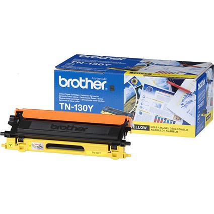 Brother TN130Y Yellow Laser Toner Cartridge Brother TN130Y Yellow Laser Toner Cartridge