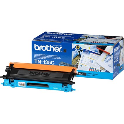 Brother TN135C Cyan Laser Toner Cartridge Brother TN135C Cyan Laser Toner Cartridge