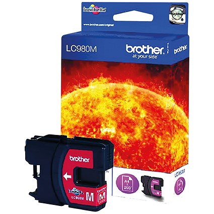 Brother LC980M Inkjet Cartridge Magenta LC980M Brother LC980M Inkjet Cartridge Magenta LC980M