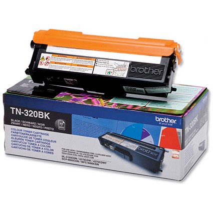 Brother TN320BK Black Laser Toner Cartridge