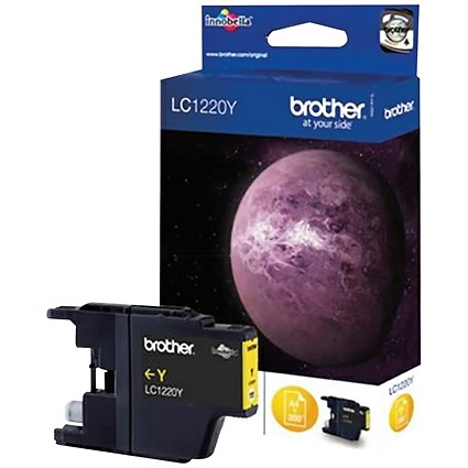 Brother LC1220Y Inkjet Cartridge Yellow LC1220Y