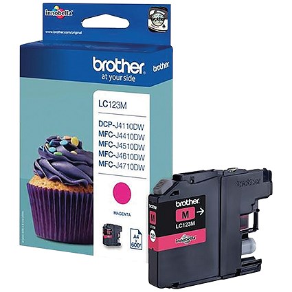 Brother LC123M Magenta Inkjet Cartridge