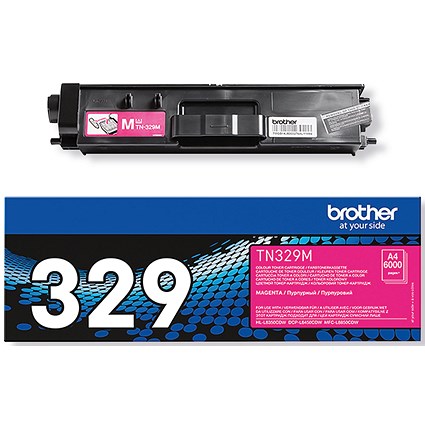Brother TN329M Magenta Super High Yield Laser Toner Cartridge Brother TN329M Magenta Super High Yield Laser Toner Cartridge