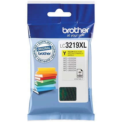 Brother LC3219XLY Yellow High Yield Inkjet Cartridge