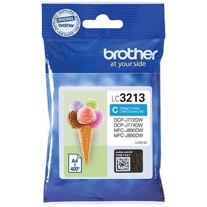 Brother LC3213C Cyan High Yield Inkjet Cartridge