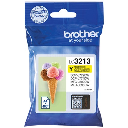 Brother LC3213Y Yellow High Yield Inkjet Cartridge