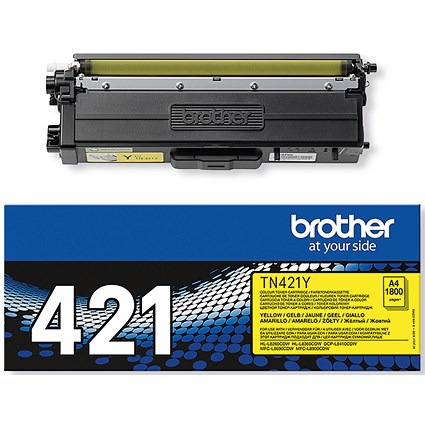 Brother TN421Y Yellow Laser Toner Cartridge
