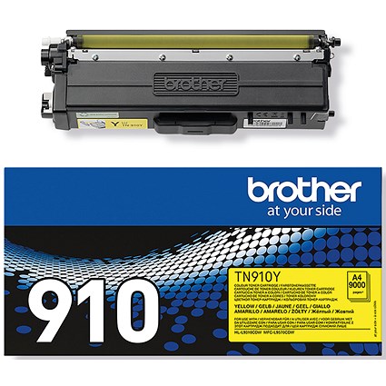 Brother TN910Y Yellow Ultra High Yield Laser Toner Cartridge