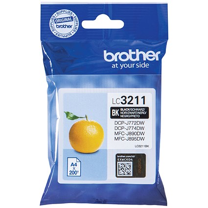 Brother LC3211BK Black Inkjet Cartridge