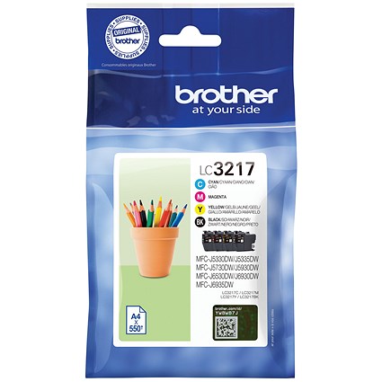 Brother LC3217 Inkjet Cartridge CMYK Multipack LC3217VAL