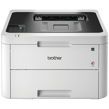 Brother HL-L3230CDW A4 Wireless Colour Laser Printer, White