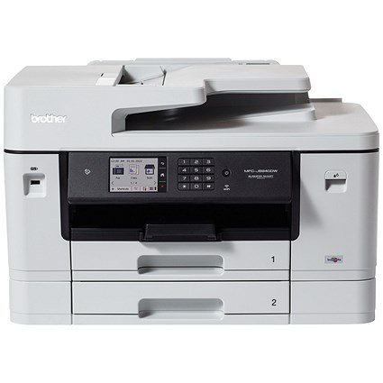 Brother MFC-J6940DW A3 Wireless All-In-One Colour Inkjet Printer, White