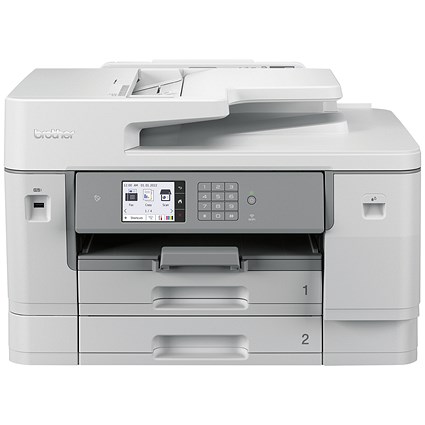 Brother MFC-J6955DW A3 Wireless All-In-One Colour Inkjet Printer, White