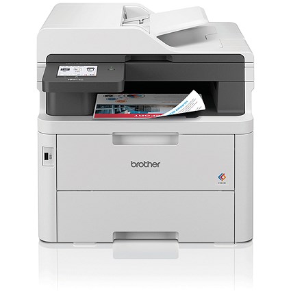 Brother MFC-L3760CDW A4 Wireless All-In-One Colour Laser Printer, White