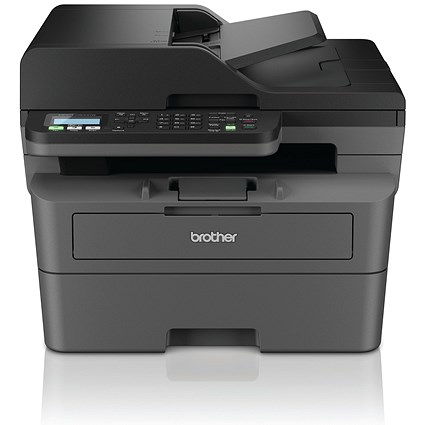 Brother MFC-L2827DWXL A4 Wireless All-In-One Mono Laser Printer and Toner Bundle, Grey