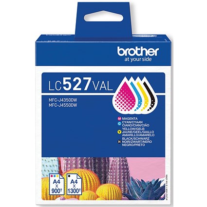 Brother LC527VAL Ink Cartridge Value Pack CMYK LC527VAL