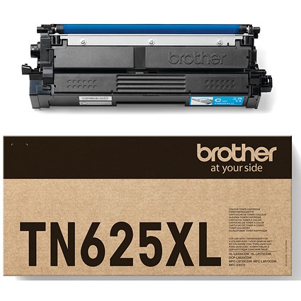 Brother TN625XL Toner Cartridge High Yield Cyan TN625XLC