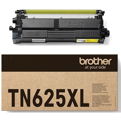 Brother TN625XL Toner Cartridge High Yield Yellow TN625XLY