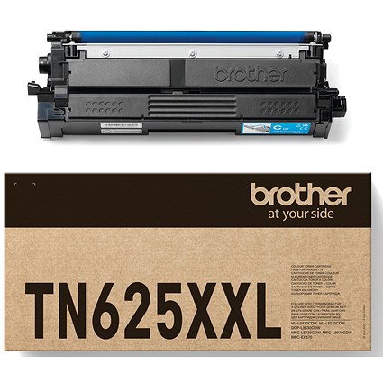 Brother TN625XXL Toner Cartridge Super High Yield Cyan TN625XXLC