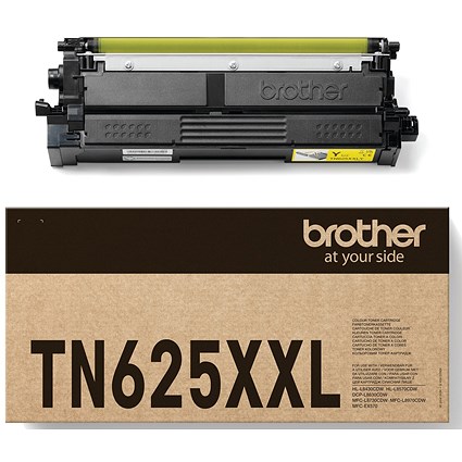 Brother TN625XXL Toner Cartridge Super High Yield Yellow TN625XXLY