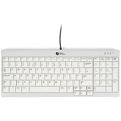 Bakker Elkhuizen Ultraboard 960 Compact Standard Keyboard, Wired, Grey