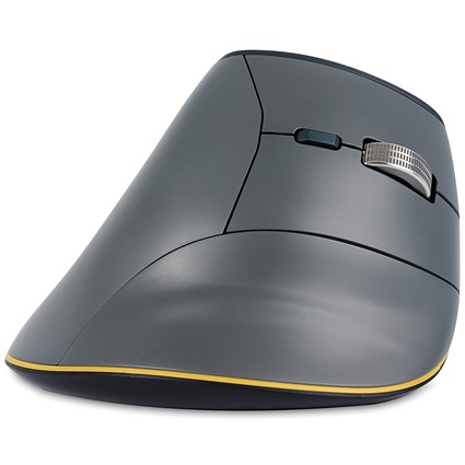 Bakker Elkuizen FastForward Right Hand Vertical Ergonomic Mouse, Wireless, Grey