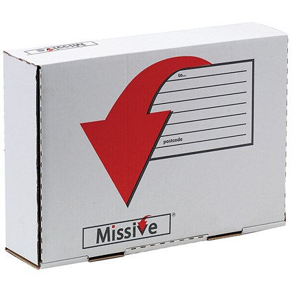 Missive Value Mailing Box Fastfold A4 (Pack of 20) 7272006