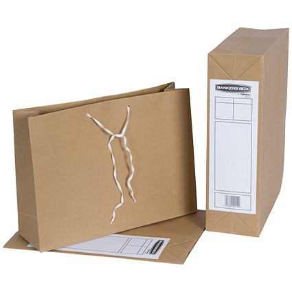 Bankers Box Basics File Storage Bags, Foolscap, Pack of 25 Bankers Box Basics File Storage Bags, Foolscap, Pack of 25