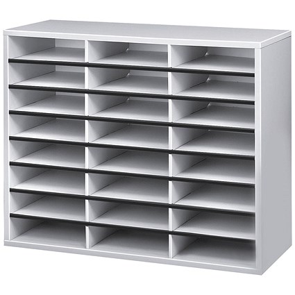 Fellowes Literature Sorter, 24 Compartments Fellowes Literature Sorter, 24 Compartments