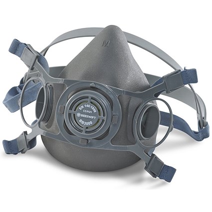 Beeswift Twin Filter Mask, Grey, Medium