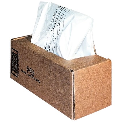 Fellowes Shredder Bags, Capacity 75 Litre, For 225 Series Shredders, Pack of 50
