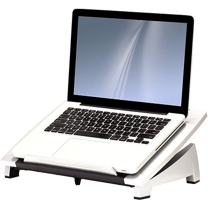 Fellowes Office Suites Laptop Stand, Adjustable Tilt, Black and Silver Fellowes Office Suites Laptop Stand, Adjustable Tilt, Black and Silver