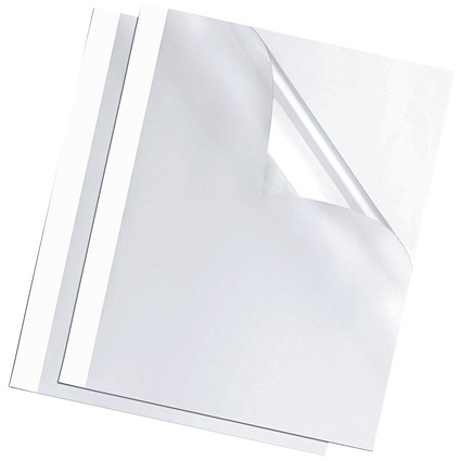 Fellowes A4 Thermal Binding Covers 3mm White - Pack of 100 Fellowes A4 Thermal Binding Covers 3mm White - Pack of 100