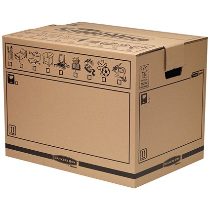 Bankers Box Manual Removal Box Trunk H420xW400xD550mm (Pack of 5) 6205701