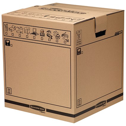 Bankers Box Brown Manual Removal Box Tea Chest H500xW457xD457mm (Pack of 5) 6205801