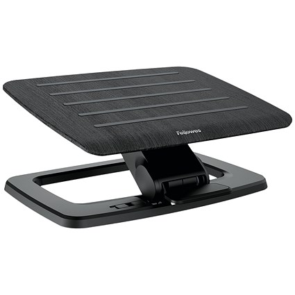 Fellowes Hana Foot Support, Adjustable, Black