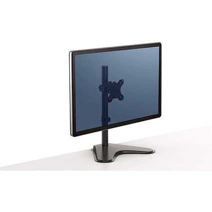 Fellowes Professional Series Tabletop Single Monitor Arm, Adjustable Height, Black