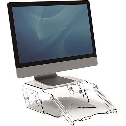 Fellowes Clarity Adjustable Monitor Riser w/Document Support