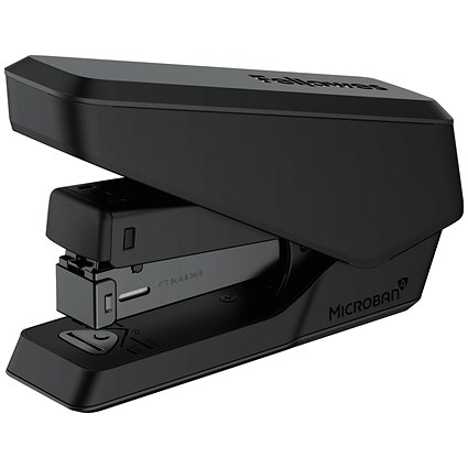 Fellowes LX840 Half Strip Stapler, Capacity 25 Sheets, Black